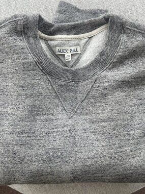 Alex Mill Marlon Sweatshirt, Heather Grey, sz. XS